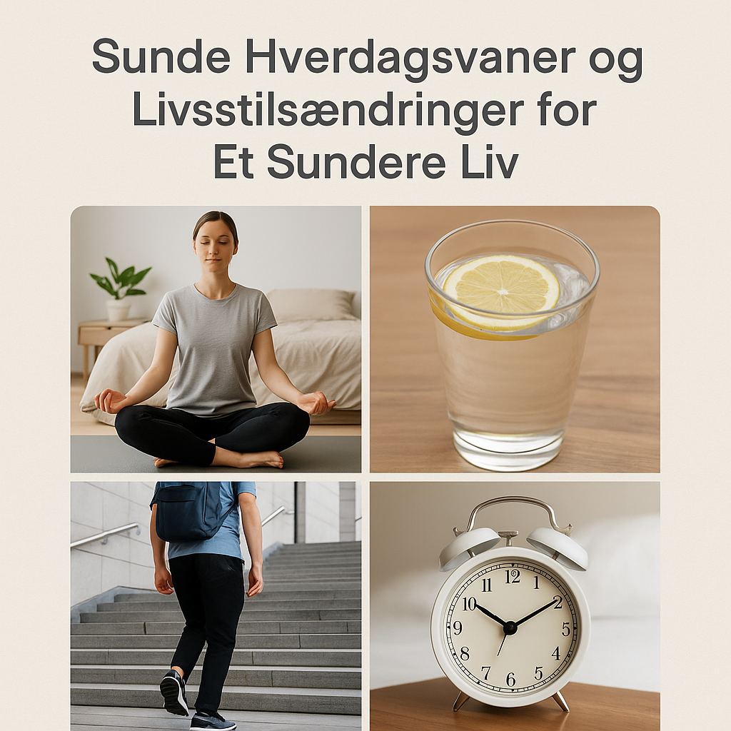 Sunde Hverdagsvaner og Livsstilsændringer for Et Sundere Liv